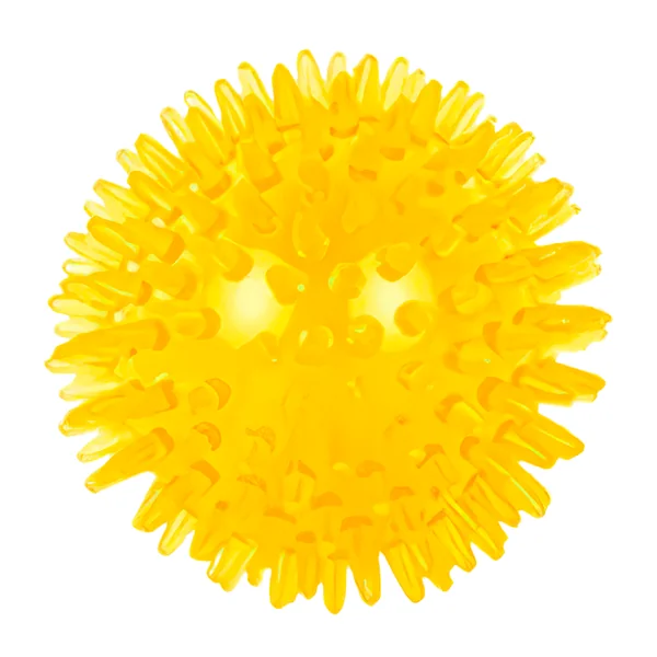 Pelota para Perros Erizo Con Sonido 6 cm Amarillo