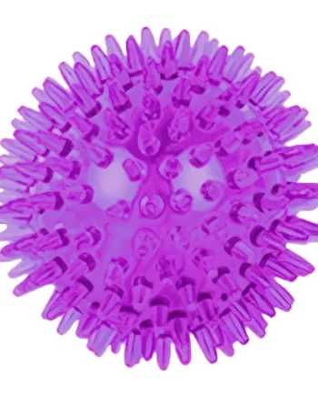 Pelota para Perros Erizo Con Sonido 6 cm Morado