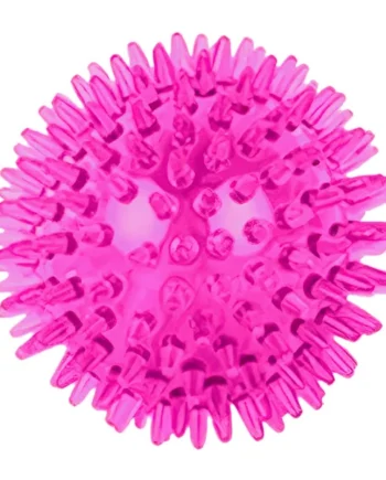 Pelota para Perros Erizo Con Sonido 6 cm Rosa Frambuesa