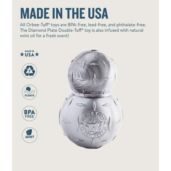 Pelota Planet Dog Diamond Double Tuff
