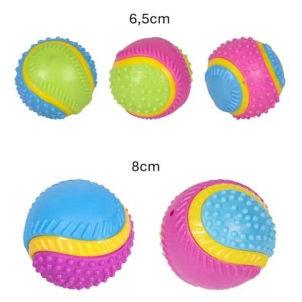 Pelota Sensorial Five Senses Flamingo para Perros — Estimulación Total