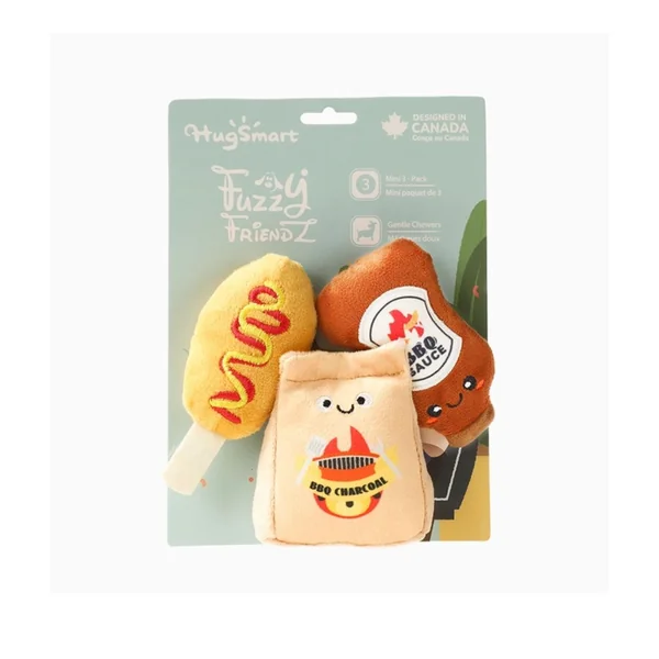 Peluche BBQ Party Pack 3 Hugsmart