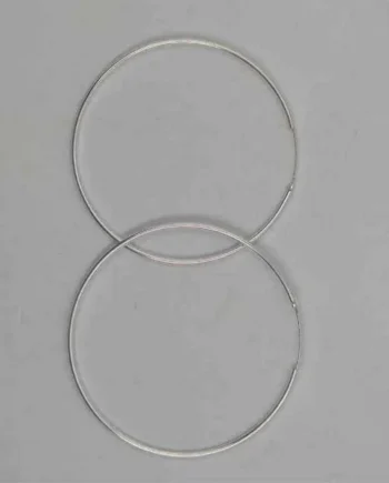 Pendientes Aros de plata grandes