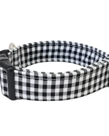 Perro Collar Click Vichy Negro