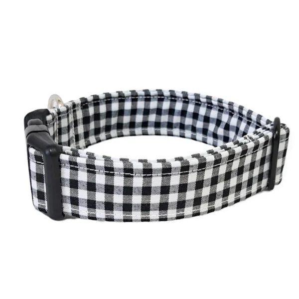 Perro Collar Click Vichy Negro