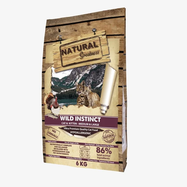 Pienso gato Natural Greatness Wild Instinct Medium&Large