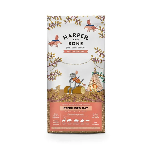 Pienso Gato Wild Mountain Harper and Bone Grain Free