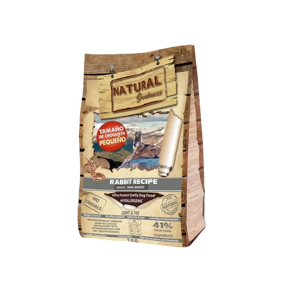 Pienso Natural Greatness Light&Fit Conejo Croqueta Mini