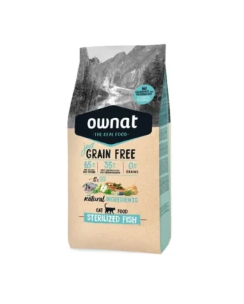 Pienso Ownat Gato - Just Grain Free Sterilized Fish