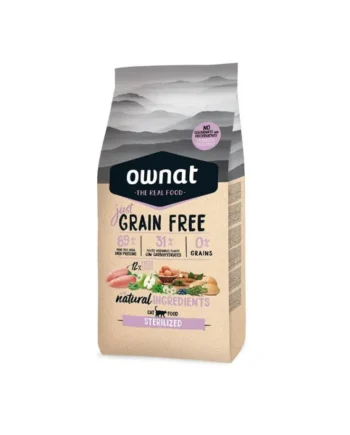 Pienso Ownat Gato - Just Grain Free Sterilized