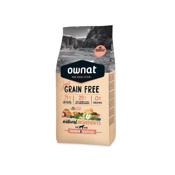 Pienso Ownat - Just Grain Free Salmón y Marisco