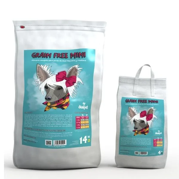 Pienso pollo y atún GRAIN FREE Mini Dialpet