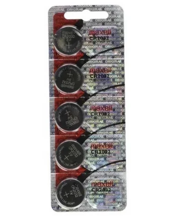 Pila de boton de litio 2032 maxell pack 5 pilas