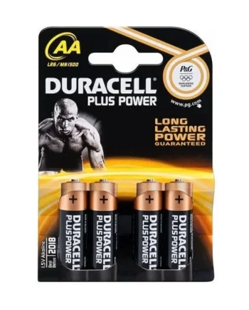 Pila duracell MN1500 LR6-AA 1.5 v pack 4 pilas