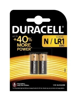 Pila duracell MN9100 LR1 1.5 v pack 2 pilas