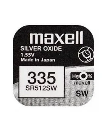 Pila maxell de boton oxido plata 335 SR512SW