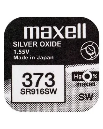 Pila maxell de boton oxido plata 373 SR916SW