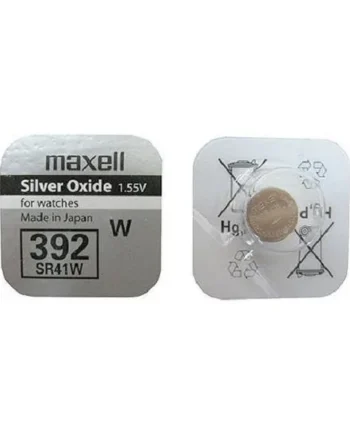 Pila maxell de boton oxido plata 392 SR41W