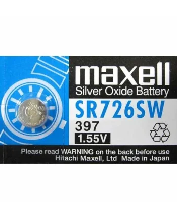 Pila maxell de boton oxido plata 397 SR726SW