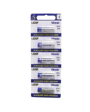 Pila Vinnic LR27A MN27 12v pack 5 pilas