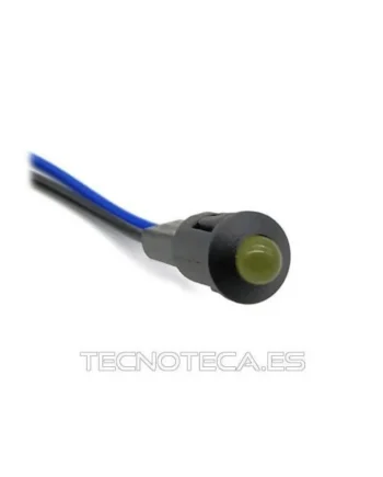 PILOTO LED C/CABLE 12V CC AMARILLO (ILC5012A)