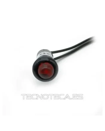 PILOTO LED C/CABLE 220V CA ROJO (12.727/5/R)