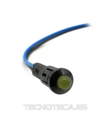 PILOTO LED C/CABLE 24V CA AMBAR(ILC1024A)