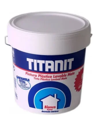 Pintura plastica lavable mate 4 Litros Blanco