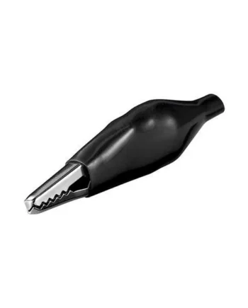 Pinza de cocodrilo aislada 48 mm Negro