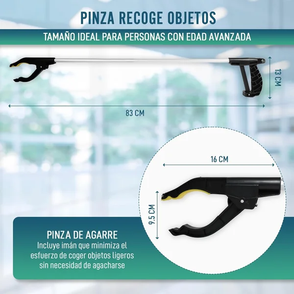 Pinza Recoge Objetos Telescópica | Magnética