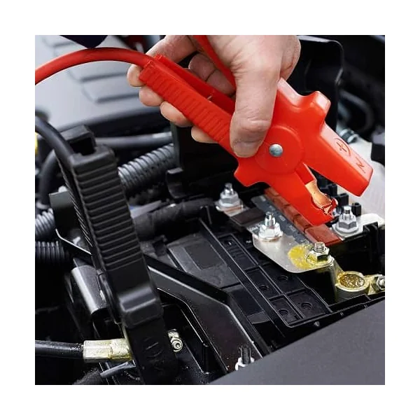 Pinzas de bateria de Coche y Motos 2.5 M rojo-negro 2000 A