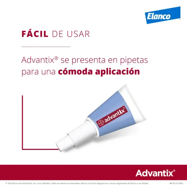Pipetas Advantix para perros (unidad)-Antiparasitario contra Pulgas, Garrapatas, Mosquitos y Leishmaniosis