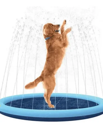 Piscina para Perros Splash Inflable con Chorros Wouapy