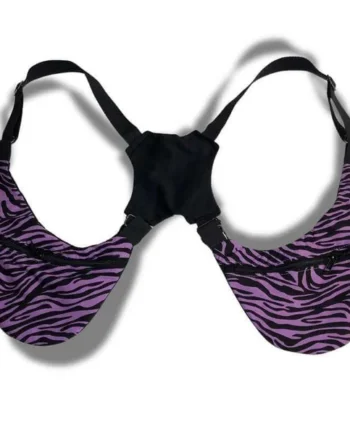 Pistolera Zebra Morada