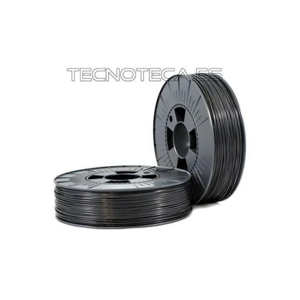 PLA175B07. Filamento PLA 1,75 mm negro 750g