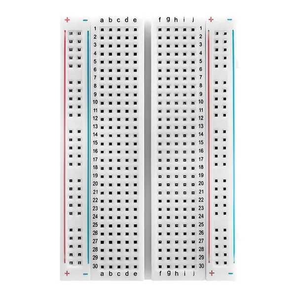 Placa de Conexiones 400 Contactos sin soldadura Blanco