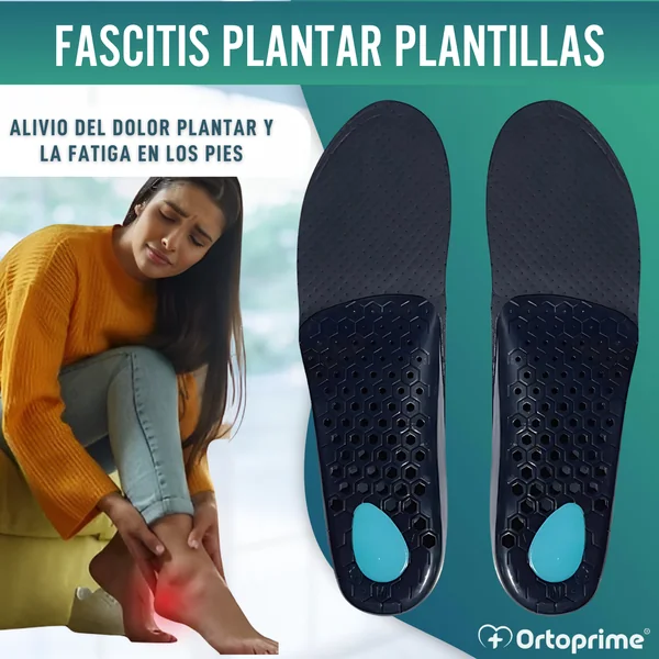 Plantillas Ortopédicas para Fascitis Plantar | 3 Tallas