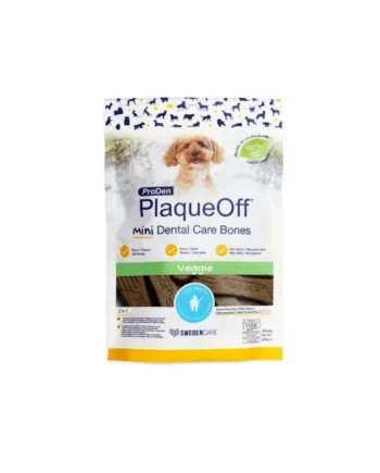 PlaqueOff Dental Bones Mini Veggie Perro