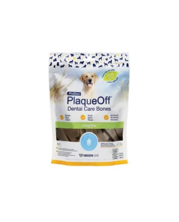 PlaqueOff Dental Care Bones Veggie Perro