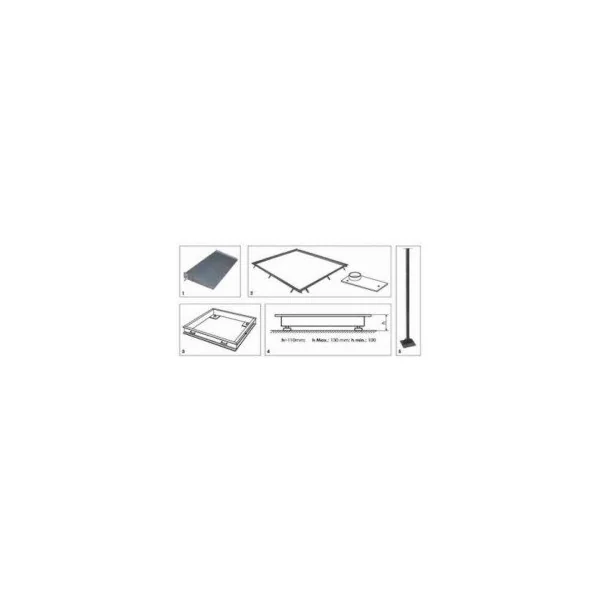 PLATAFORMA PTB-1500/3000Kg 1200x1200/1500x1200/1500x1500 Baxtran