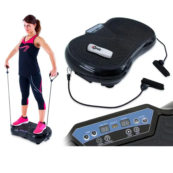 Plataforma Vibratoria Ejercicio con Mando | Ultra Compacta