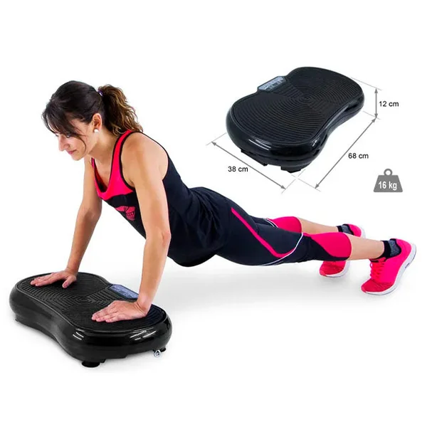 Plataforma Vibratoria Ejercicio con Mando | Ultra Compacta