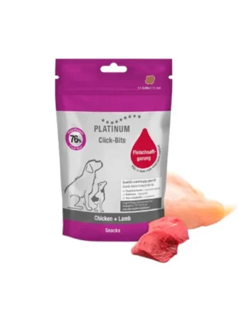 Platinum Click-Bits Pollo y Cordero para Perros