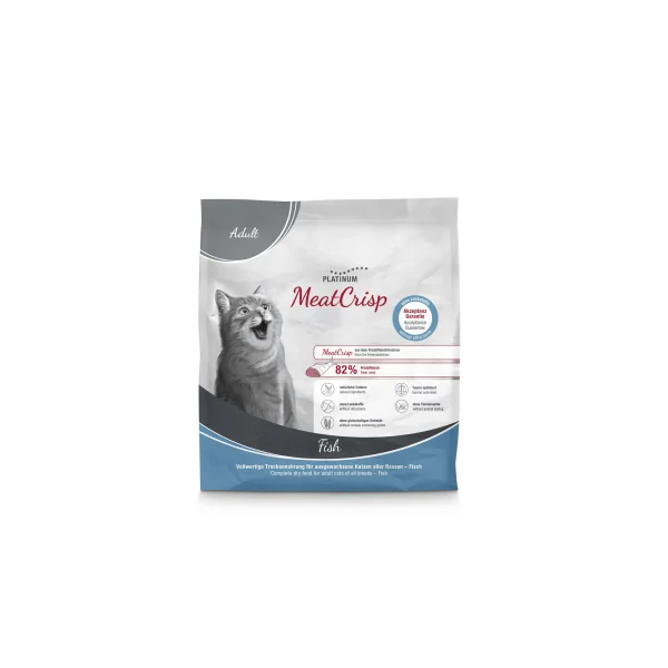 Platinum MeatCrisp Adult Pescado para Gatos
