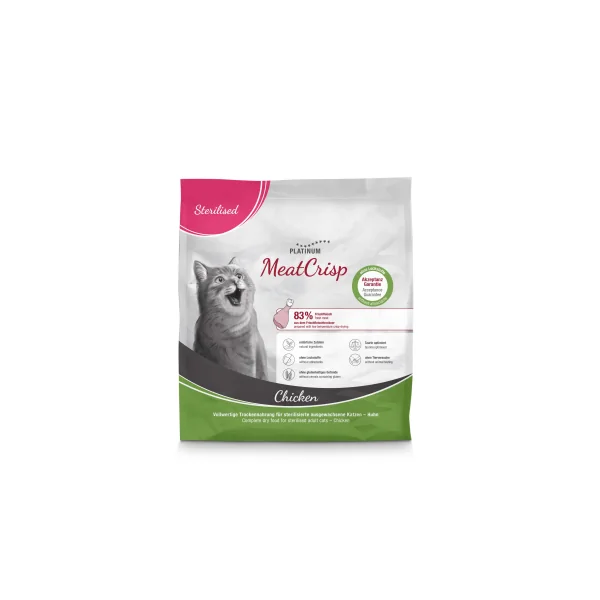 Platinum MeatCrisp Sterilised Pollo para Gatos