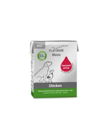 Platinum Menu Adult Chicken Caja para Perros