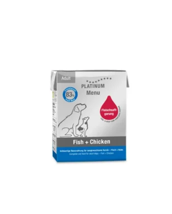 Platinum Menu Adult Fish and Chicken Caja para Perros