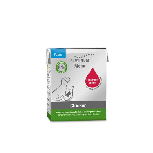 Platinum Menu Puppy Chicken Caja para Perros