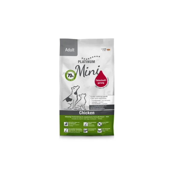 Platinum Natural Adult Chicken Mini para Perros