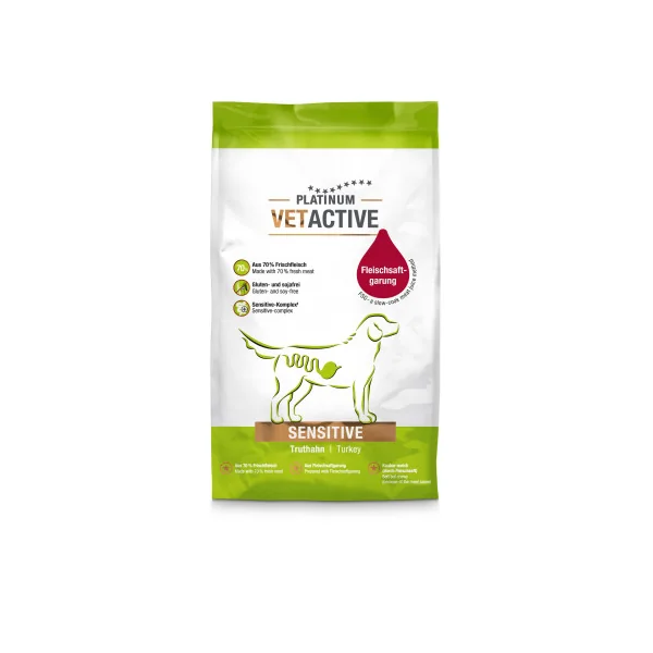 Platinum Vetactive Sensitive Pavo para Perros